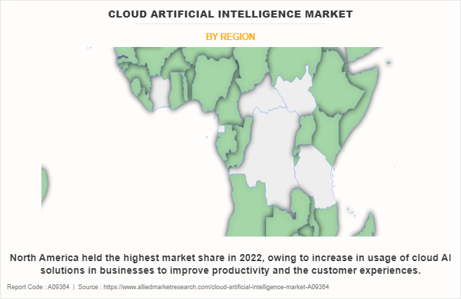 Cloud Artificial Intelligence Market by Region