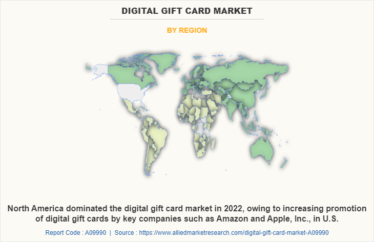 Digital Gift Card Market by Region