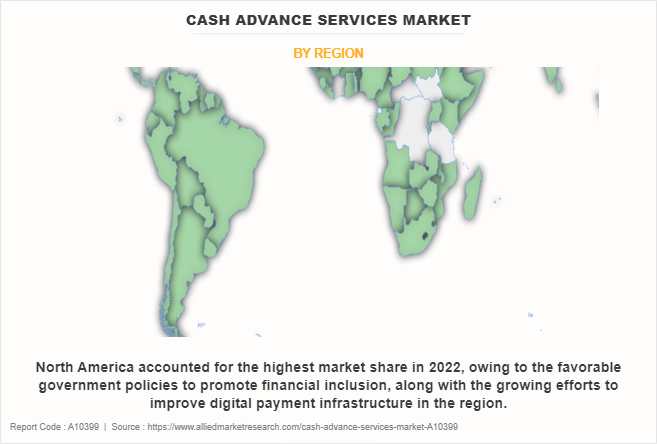 Cash Advance Services Market by Region