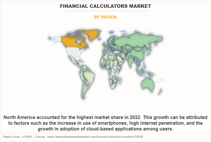 Financial Calculators Market by Region