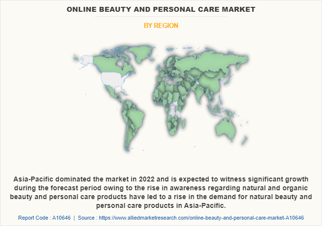 Online Beauty And Personal Care Market by Region