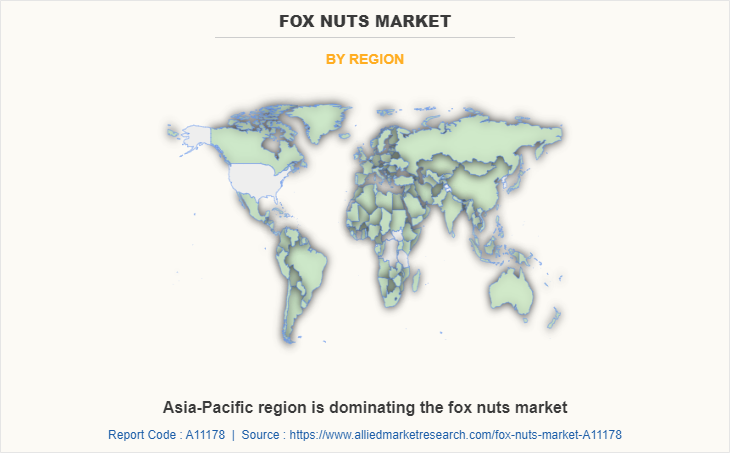 Fox Nuts Market by Region