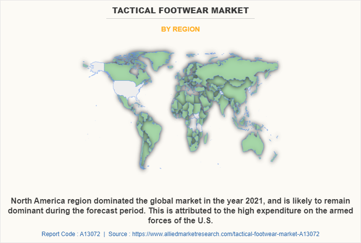 Tactical Footwear Market by Region