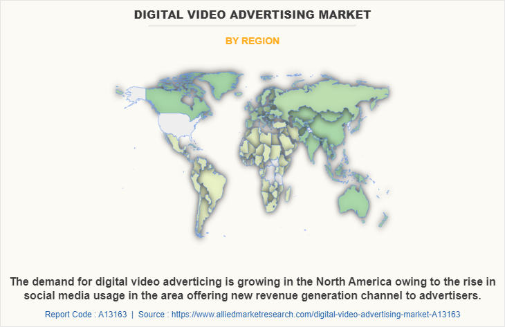 Digital Video Advertising Market by Region