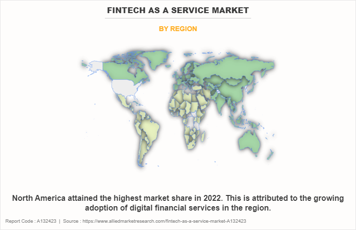 Fintech as a Service Market by Region