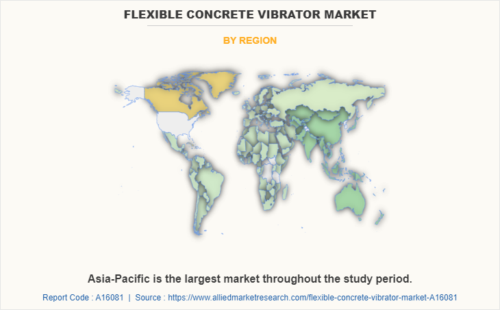 Flexible Concrete Vibrator Market by Region