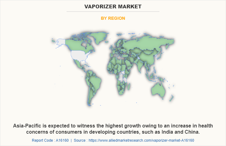 Vaporizer Market by Region