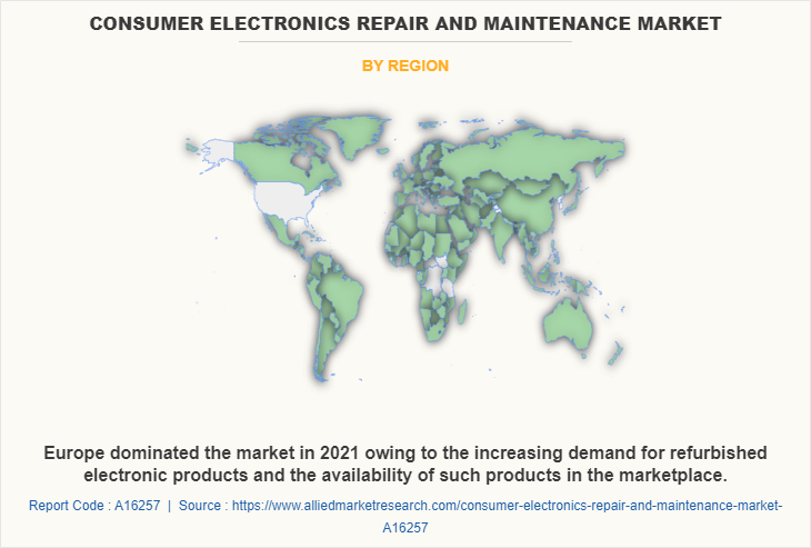 Consumer Electronics Repair And Maintenance Market by Region