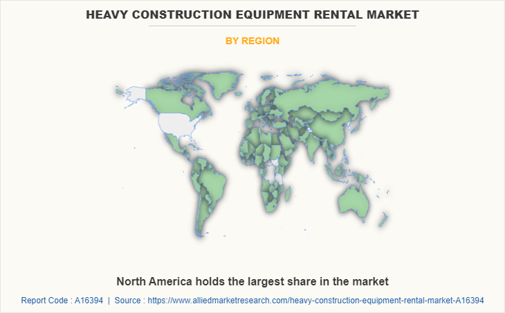 Heavy Construction Equipment Rental Market by Region