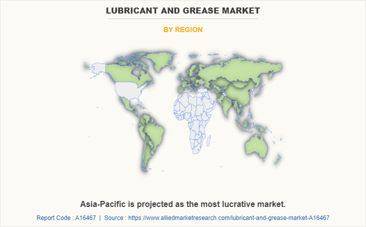 Lubricant And Grease Market by Region