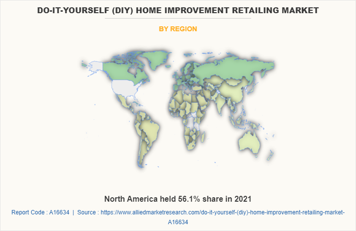 Do-It-Yourself (DIY) Home Improvement Retailing Market by Region