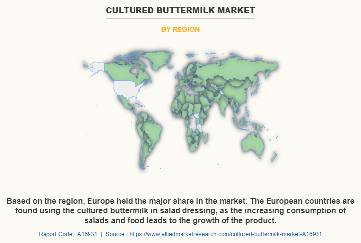 Cultured Buttermilk Market by Region