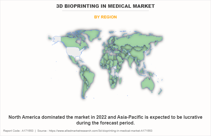 3D Bioprinting in Medical Market by Region