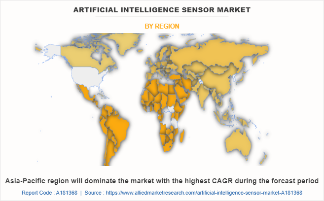 Artificial Intelligence Sensor Market by Region