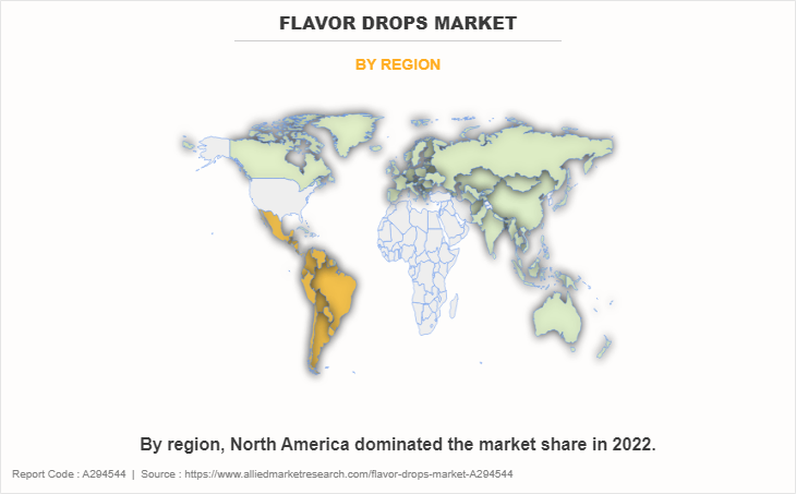 Flavor Drops Market by Region