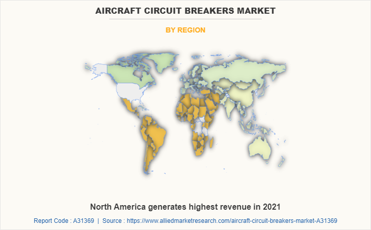 Aircraft circuit breakers Market by Region