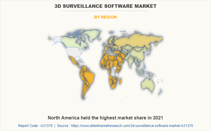 3D Surveillance Software Market by Region
