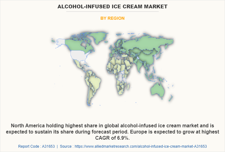 Alcohol-Infused Ice Cream Market by Region