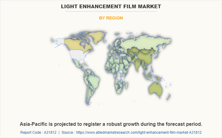 Light Enhancement Film Market by Region