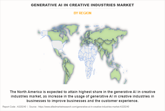 Generative AI in Creative Industries Market by Region