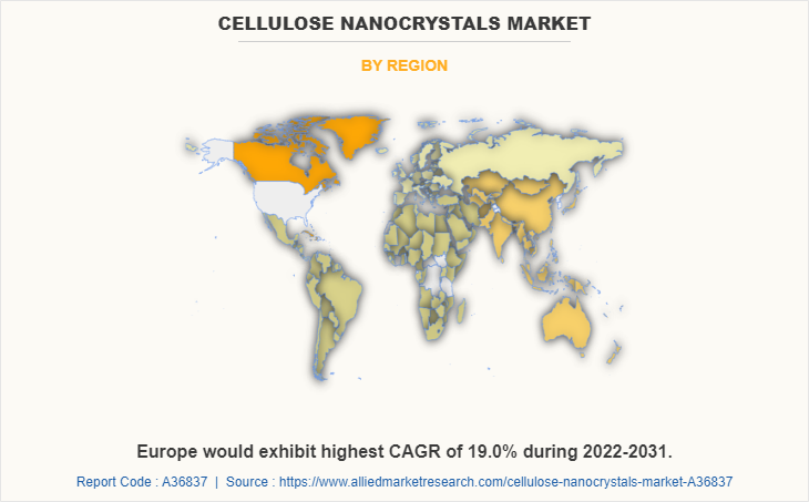 Cellulose Nanocrystals Market by Region