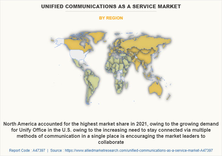 Unified Communications as a Service Market by Region