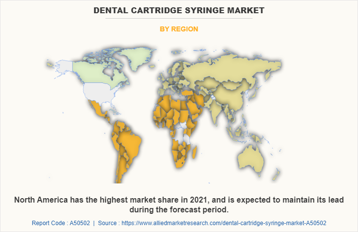 Dental Cartridge Syringe Market by Region