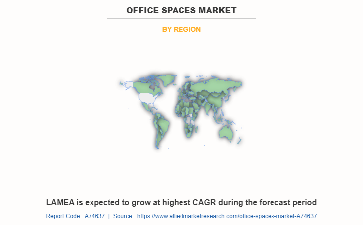 Office Spaces Market by Region