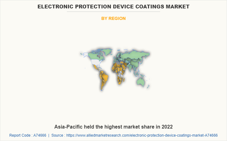 Electronic Protection Device Coatings Market by Region