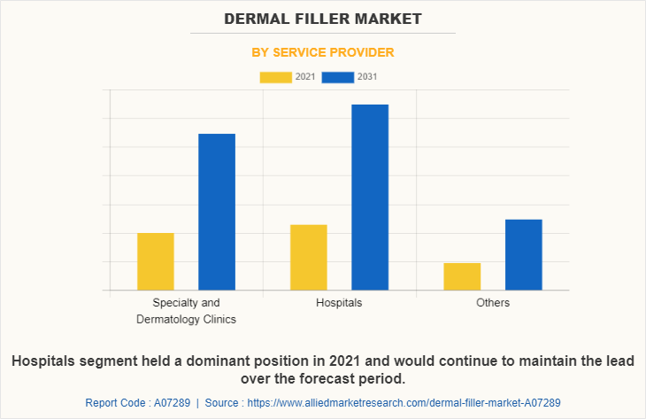 Dermal Filler Market by Service Provider