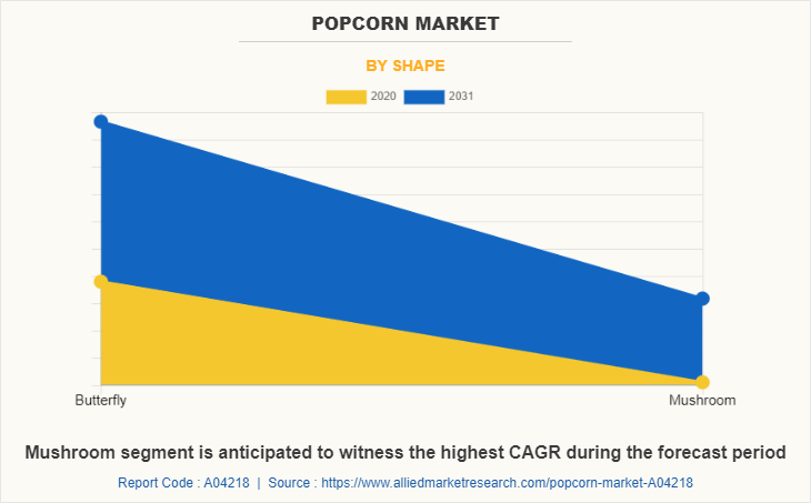 Popcorn Market by Shape