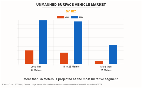 Unmanned Surface Vehicle Market by Size