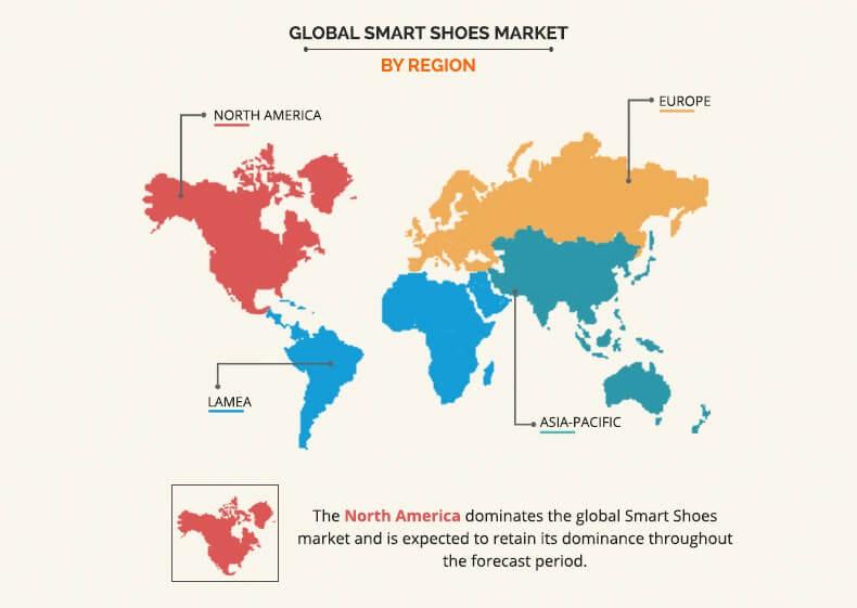 Global Smart Shoes Market By Region