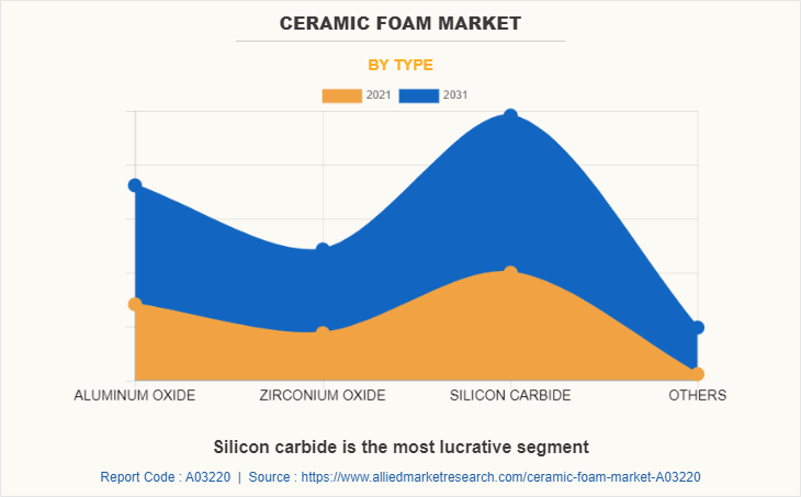 Ceramic Foam Market by Type