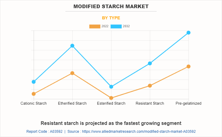 Modified Starch Market by Type