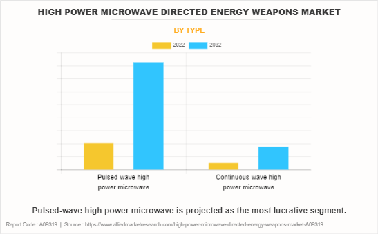 High Power Microwave Directed Energy Weapons Market by Type