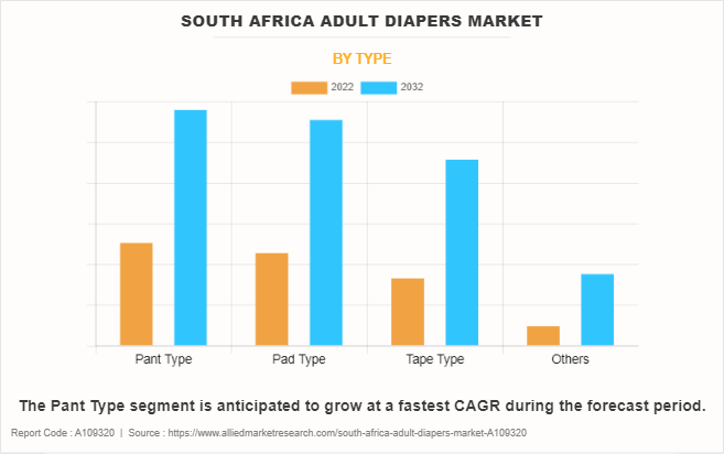 South Africa Adult Diapers Market by Type