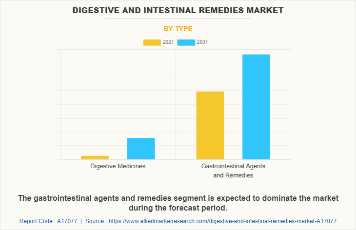 Digestive & Intestinal Remedies Market by Type