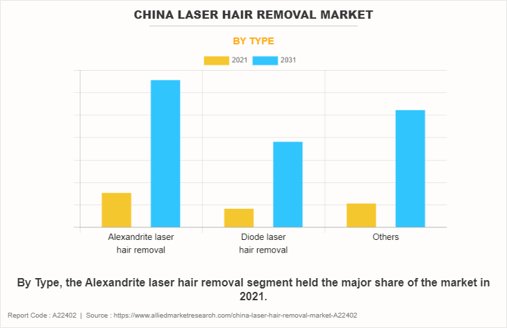 China Laser Hair Removal Market by Type