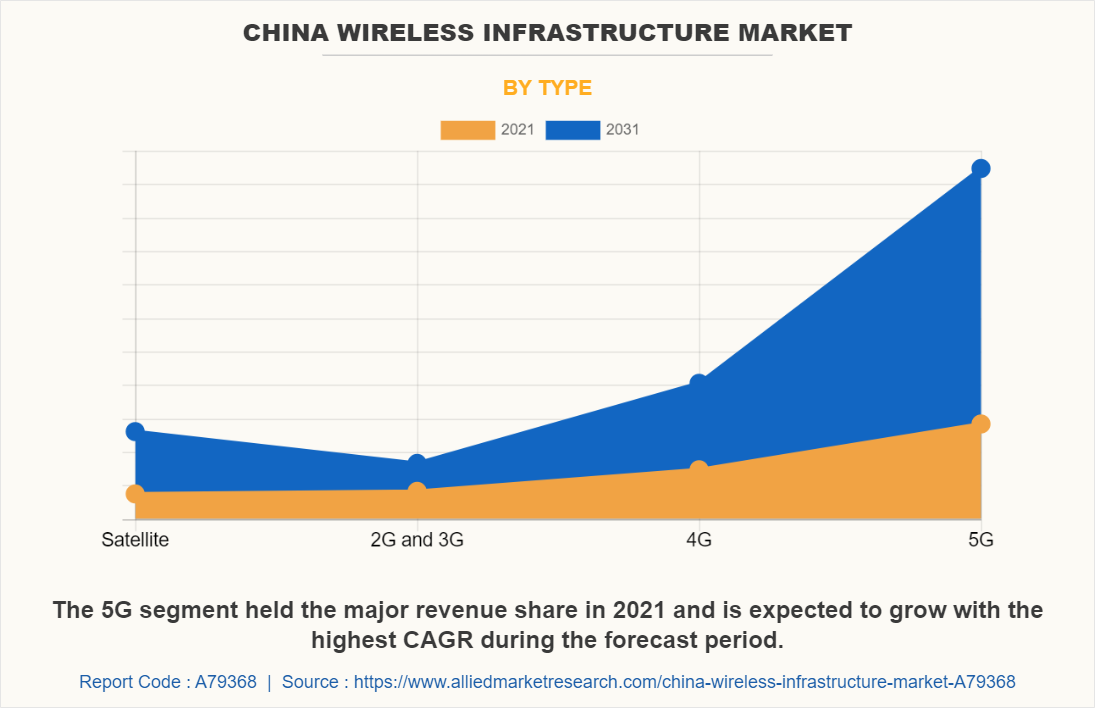 China Wireless Infrastructure Market by Type