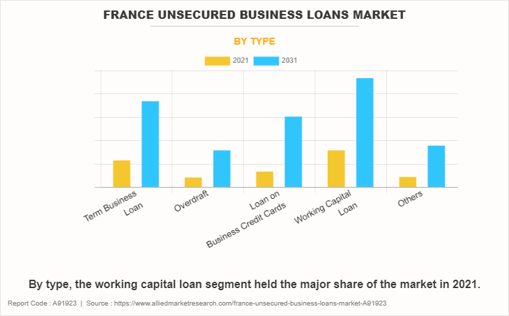 France Unsecured Business Loans Market by Type