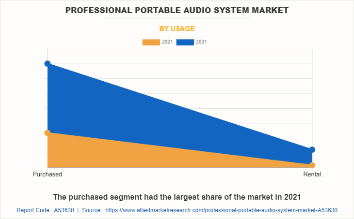 Professional Portable Audio System Market by Usage