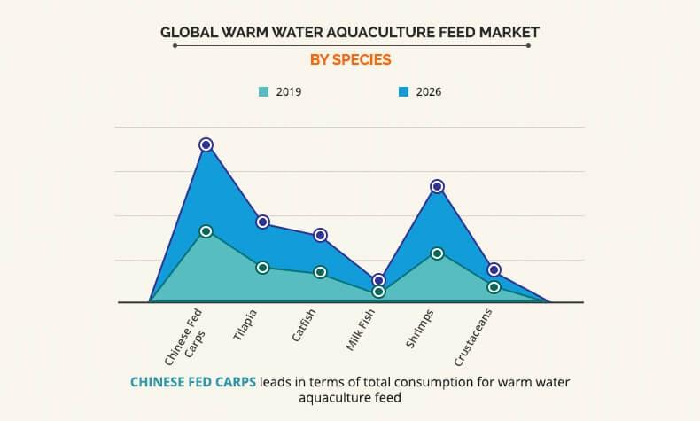 Warm Water Aquaculture Feed Market by species