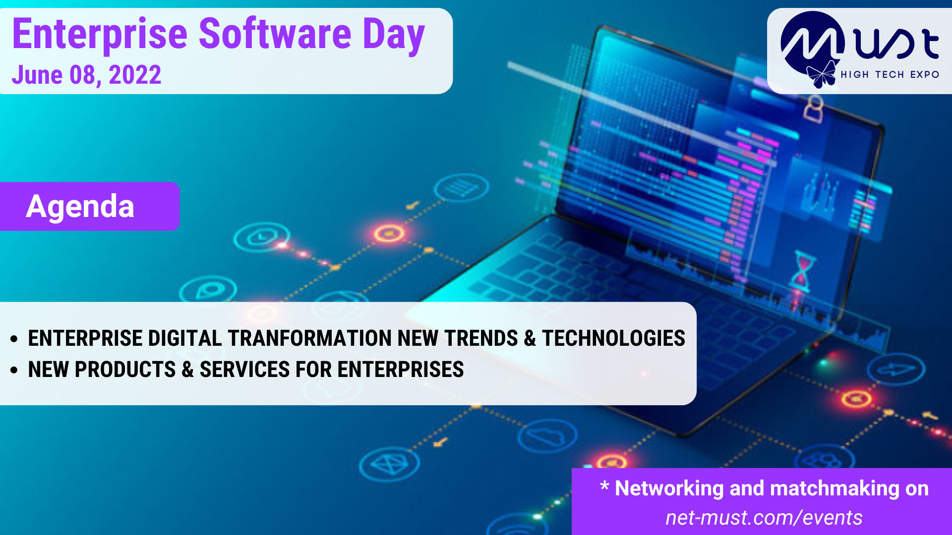 The Enterprise Software Day an event arranged by Must at 8th June 2022