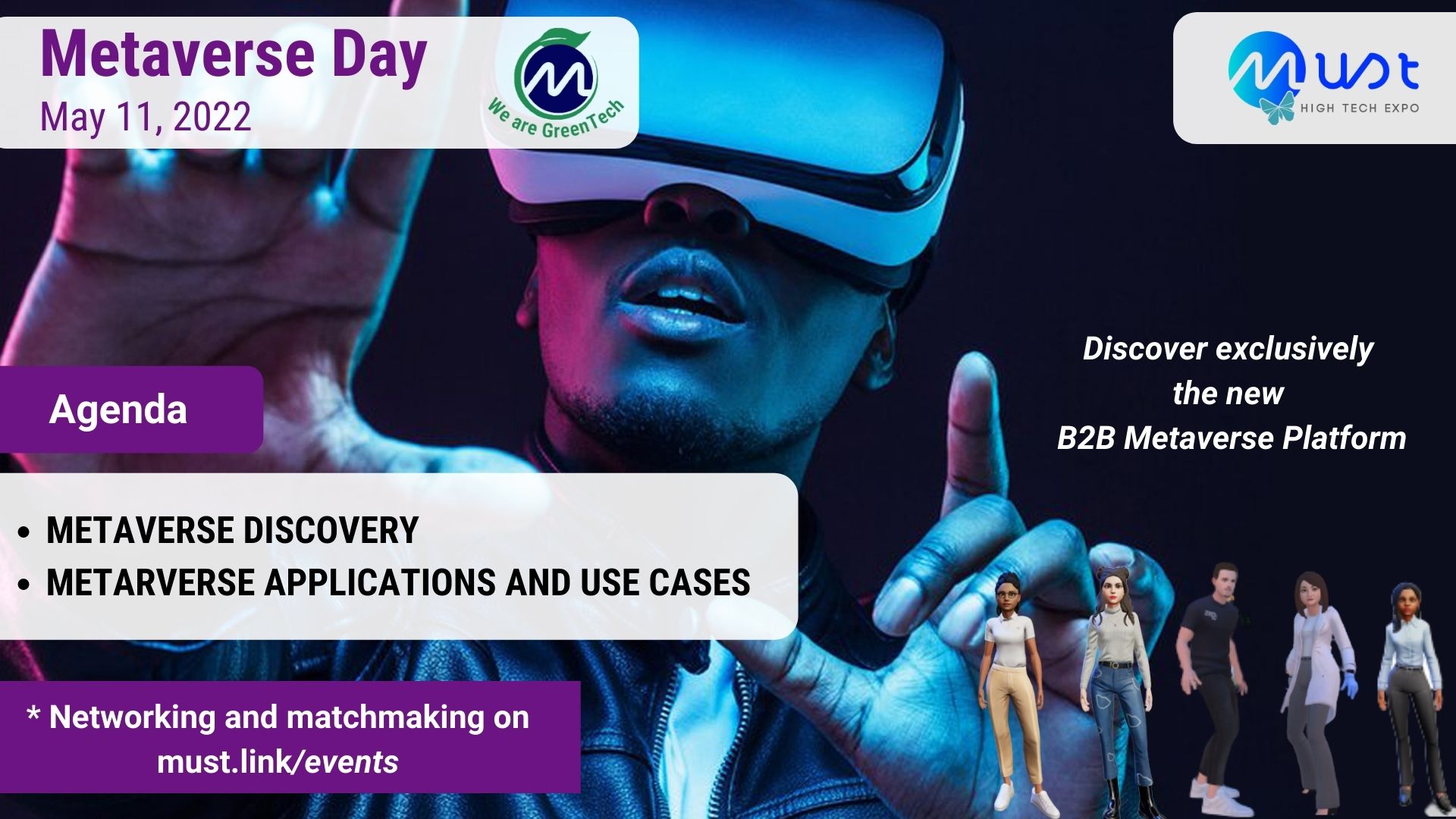 The Metaverse Day an event arranged by Must at 11th May 2022