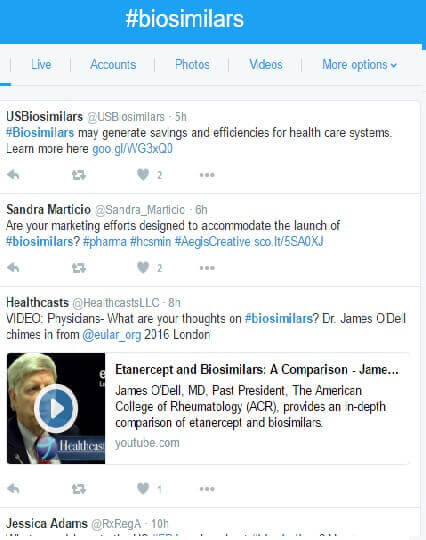 Biosimilar Twitter
