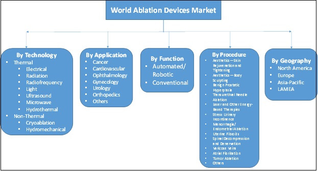 GLOBAL ABLATION DEVICES MARKET SEGMENTATION