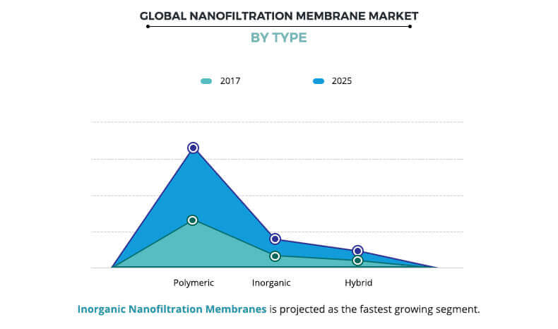 Nanofiltration Membrane Market, By Type